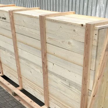 Holzpalette und Massivholzkiste von Kisten Rieder GmbH & Co. KG